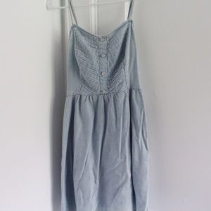 Lauren Conrad chambray dress with buttons