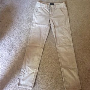 Khaki skinny jeans