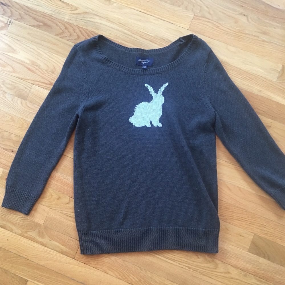AEO BUNNY SWEATER NEVER WORN!