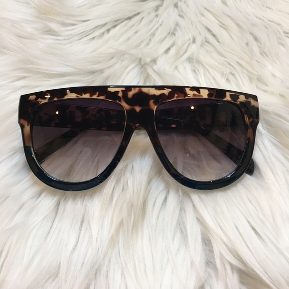 tortoise shell flat top sunglasses
