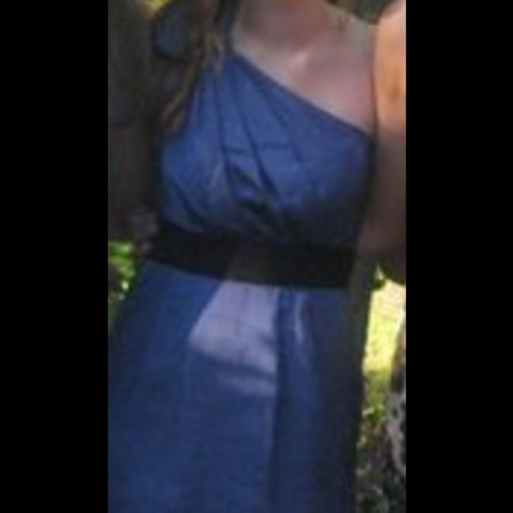 Blue cocktail dress