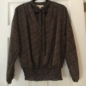 Gorgeous Michael Kors leopard print women's top