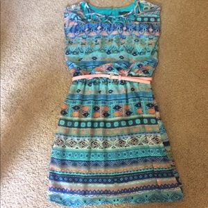 Bright colored dress