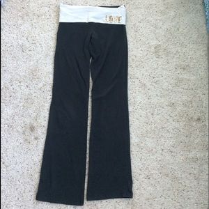 Black Victoria Secret PINK Yoga Pants