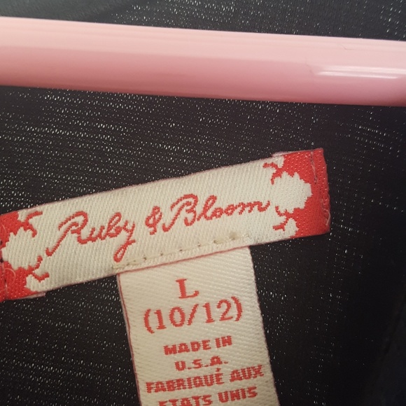 Ruby & Bloom faux black leather jumper - Picture 4 of 4