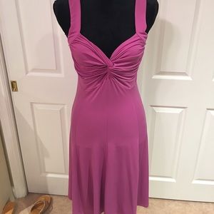 Cute dark pink flowing Short summer dress
