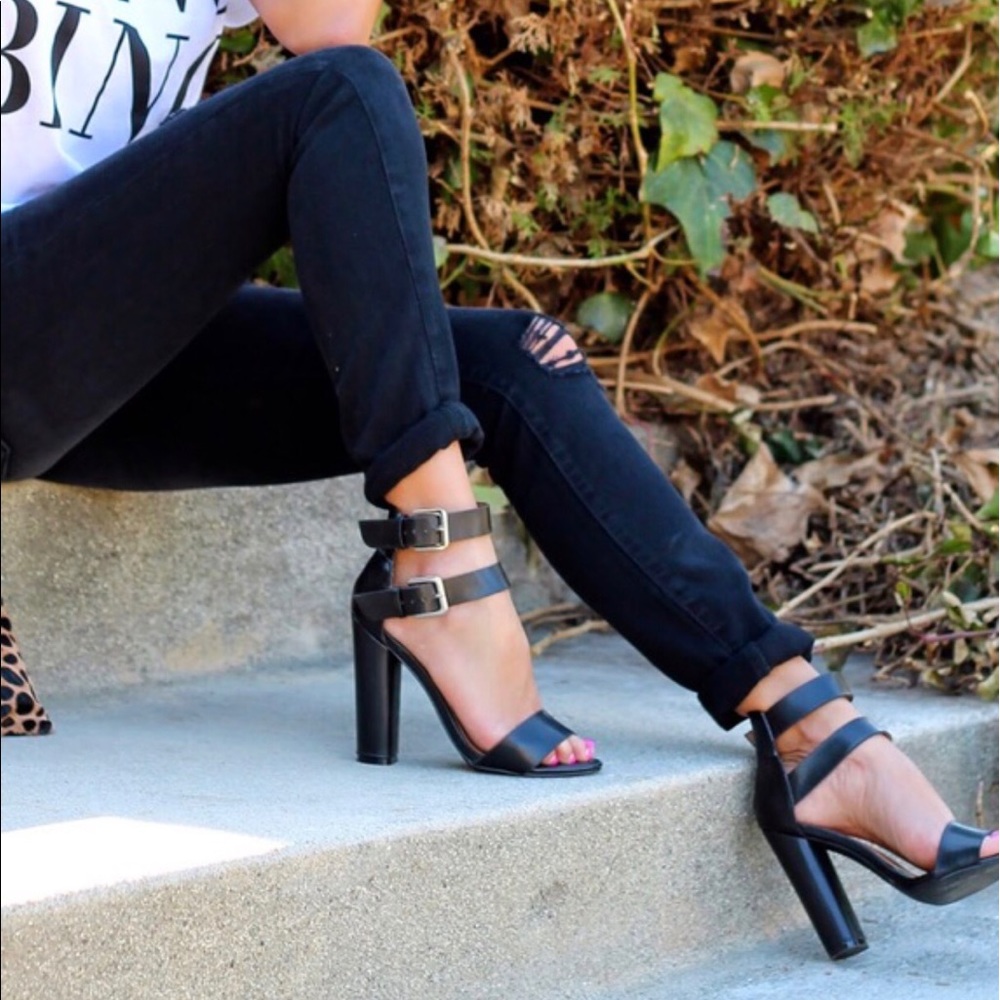 JustFab Strappy Pump