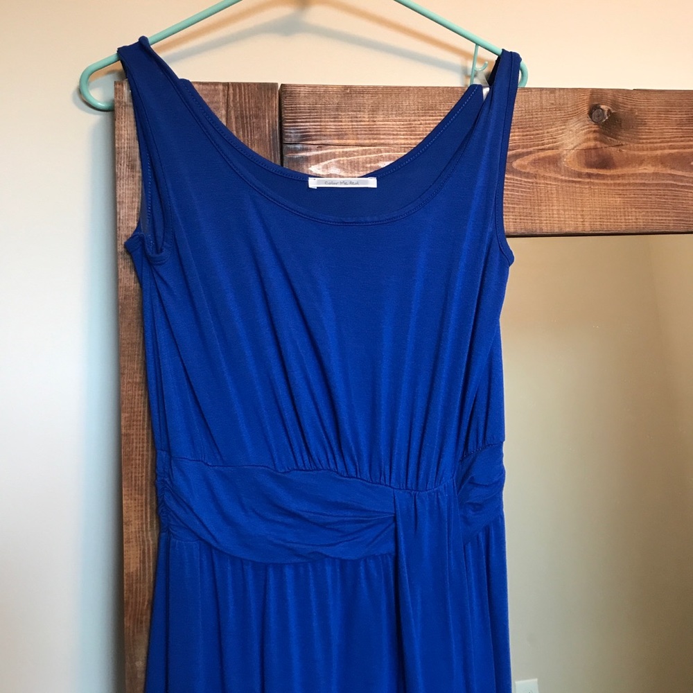 Blue maxi dress from Blue Door Boutique