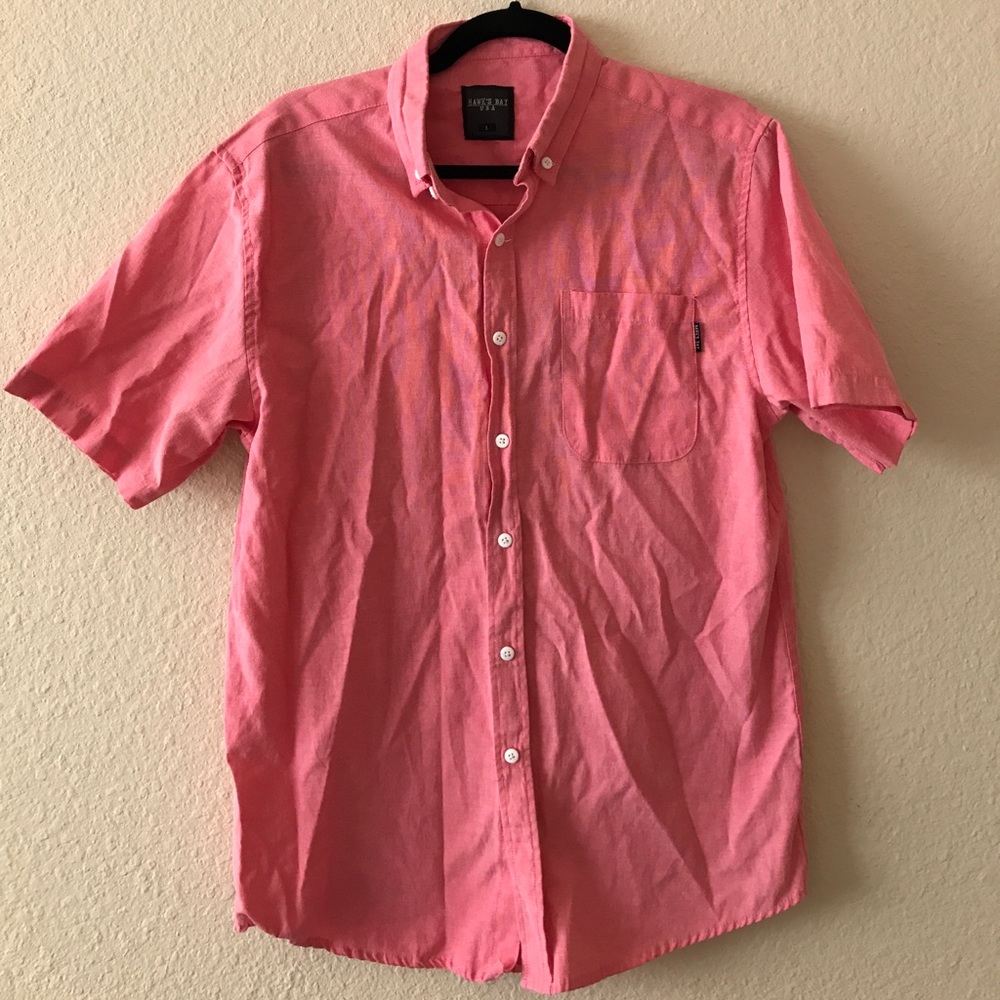 |NWOT| Men's Salmon-Pink Button-Up