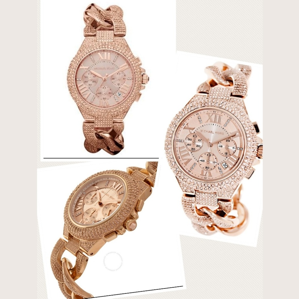 Michael kors camile rose gold watch