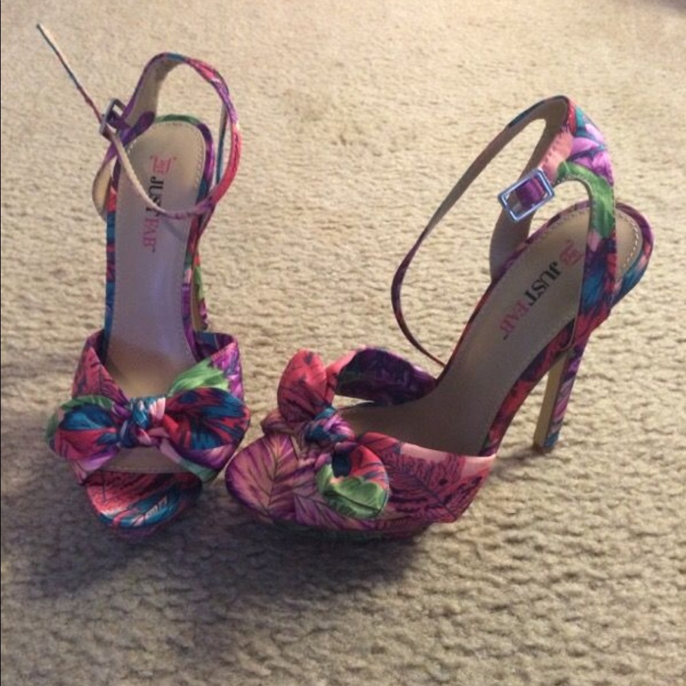 Just Fab colorful Heels