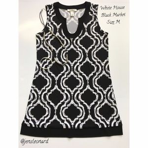 EUC White House Black Market Tunic Top