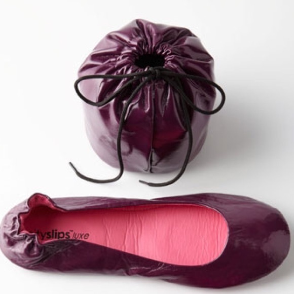 Cityslips purple patent ballet flats - Picture 1 of 2