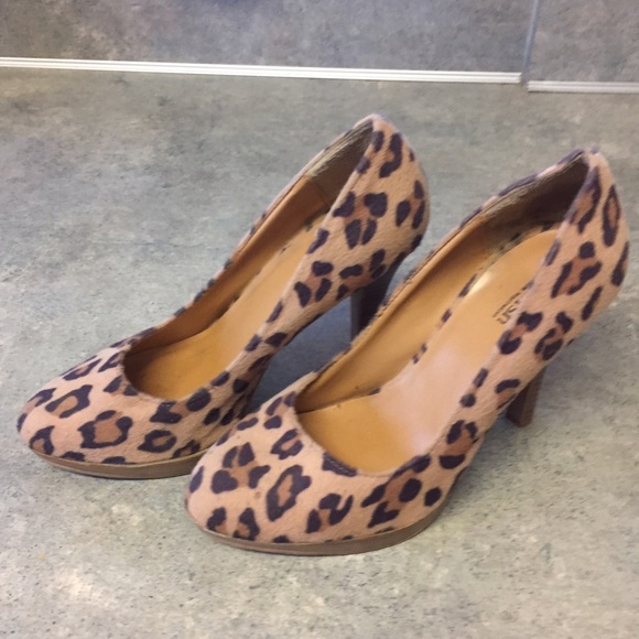 Splash Footwear Leopard Heel sz 7 1/2 - Picture 4 of 4