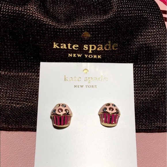 Kate Spade cupcake earrings - Picture 1 of 6
