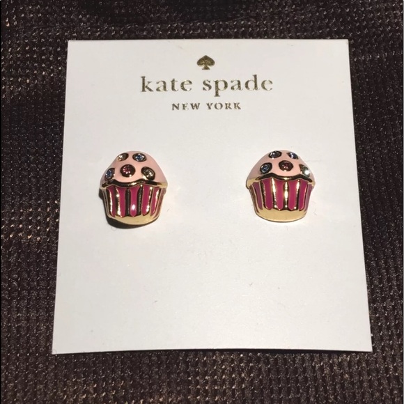 Kate Spade cupcake earrings - Picture 4 of 6