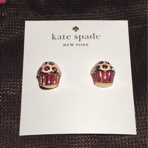 Kate Spade cupcake earrings - Picture 5 of 6