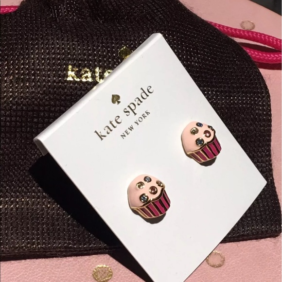 Kate Spade cupcake earrings - Picture 6 of 6