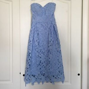 Francesca's Strapless Midi Dress