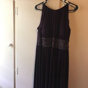 R&M Richards- Davids Bridal Plum dress