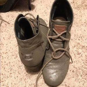 GUC TOMS bootie wedges