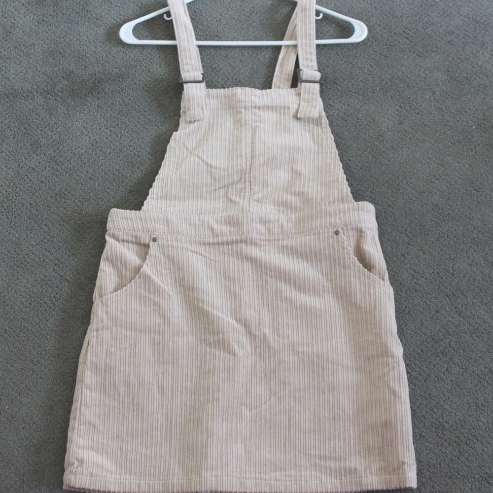 NWT corduroy overall dress