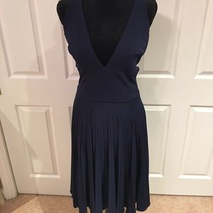 Classic Blue halter dress. Medium.