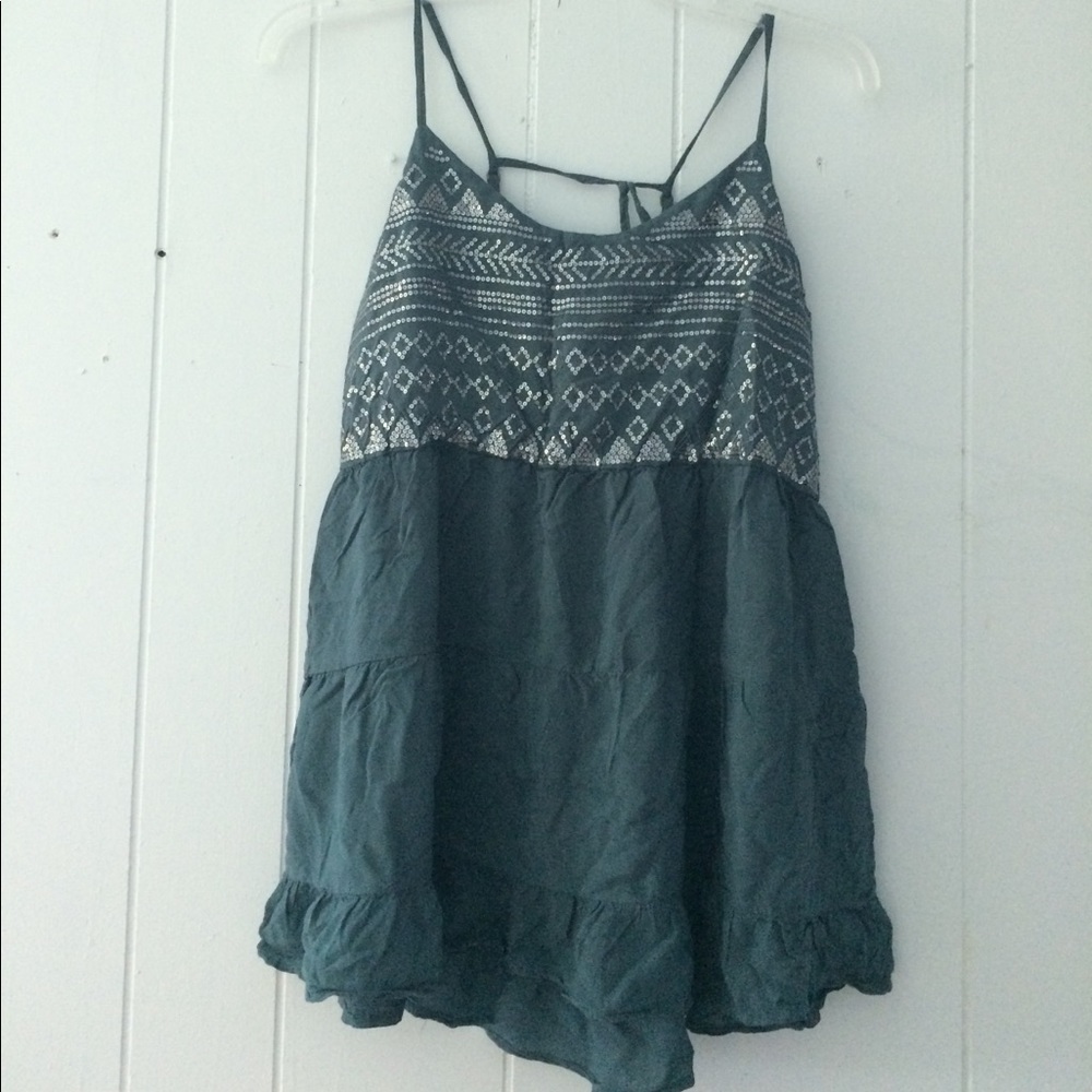 Aeropostalé Flowy Sequin Tank