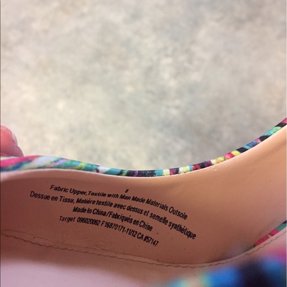 Parabal Gurung for Target Multicolored Heels sz 8 - Picture 3 of 4
