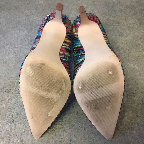 Parabal Gurung for Target Multicolored Heels sz 8 - Picture 4 of 4