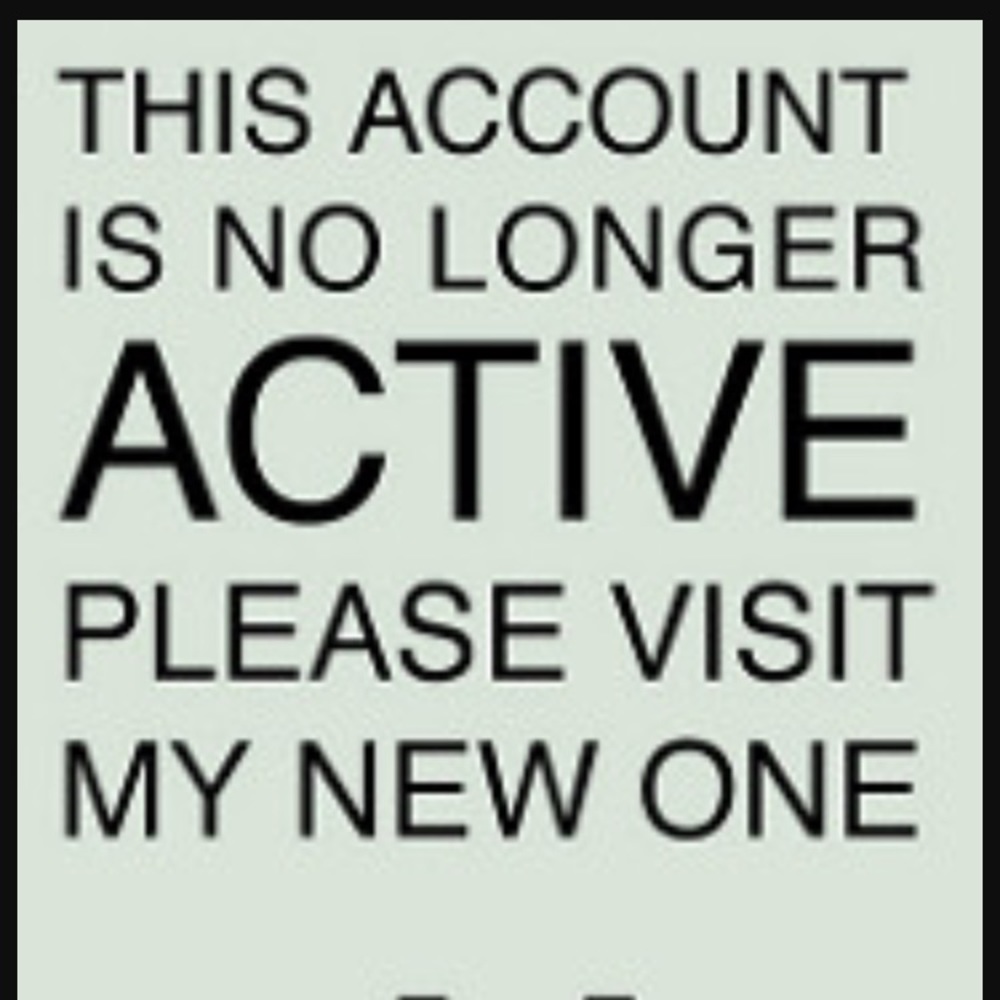 Due to stalkers and jealous ppl acct is inactive