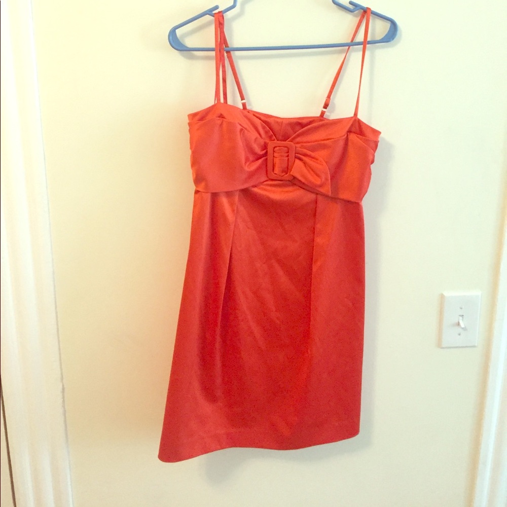 Nine West Adorable Orange Summer Party Dress!