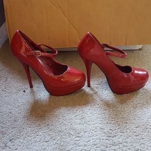 Red high heels