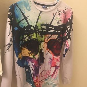 Colorful Skull Sweater