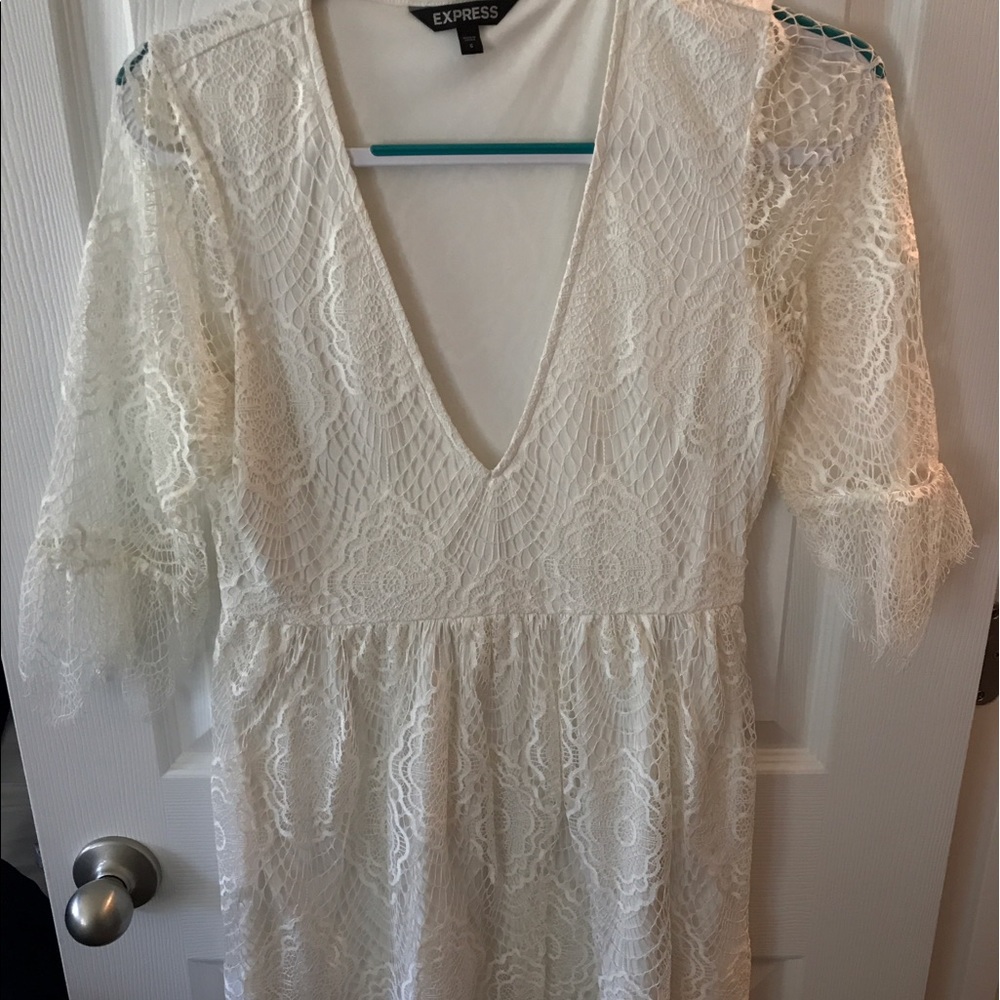 White lace Express dress
