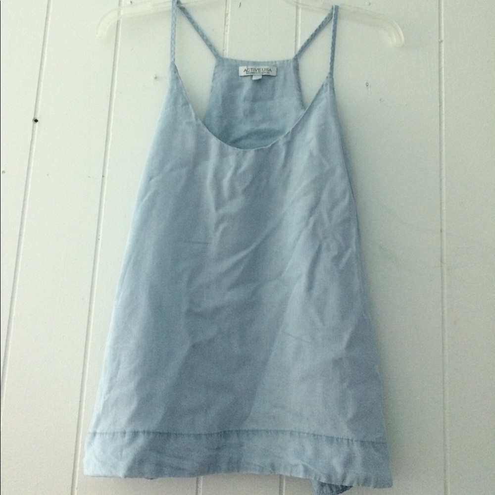 Baby blue tank🦋