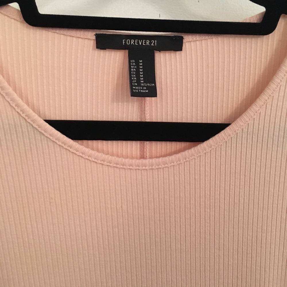 Pink Ribbed Forever 21 Dress - Picture 2 of 2