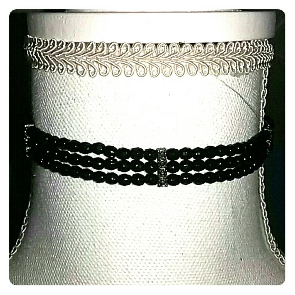 Vintage black choker