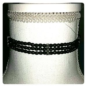 Vintage black choker