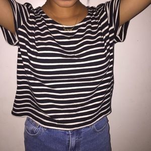 Striped Crop Top