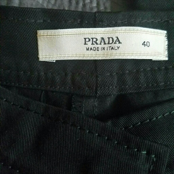 Prada cotton pants black size 40 Italian - Picture 6 of 7