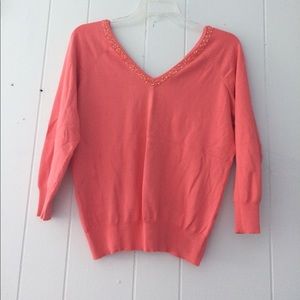 The Limited Pink Sweater with Beading✨