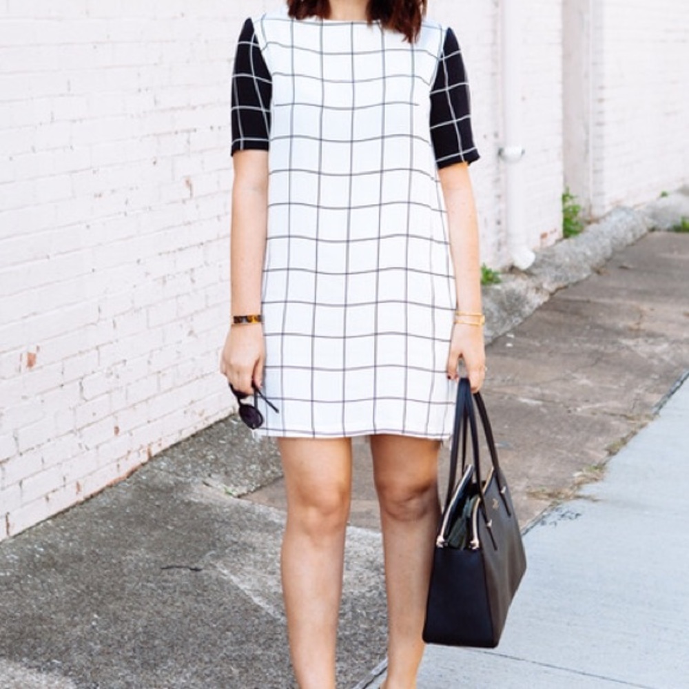 Topshop Monochrome Tunic Dress
