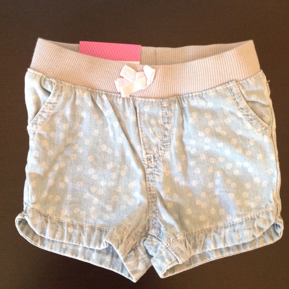 NWT 12 mo Girls Jean Shorts