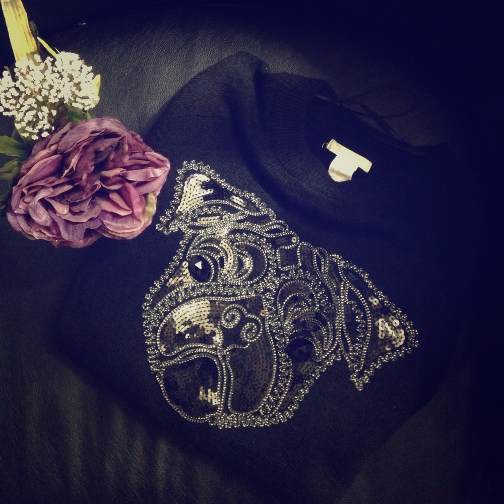 H&M Pug face sweater