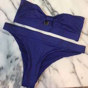 H&M Blue Cheeky Bikini