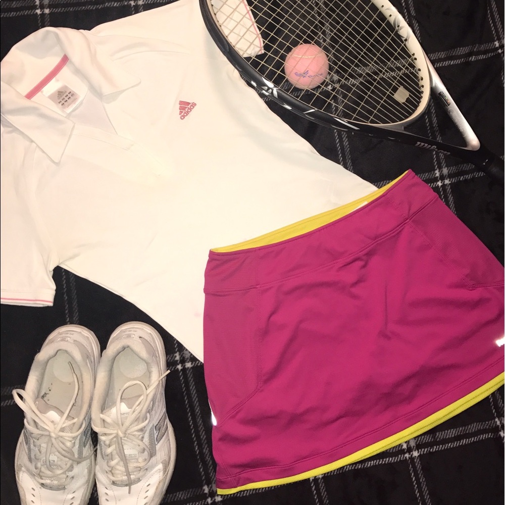 Reebok Skort Sport Hot Pink Short Athletic Workout