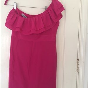 One shoulder dress