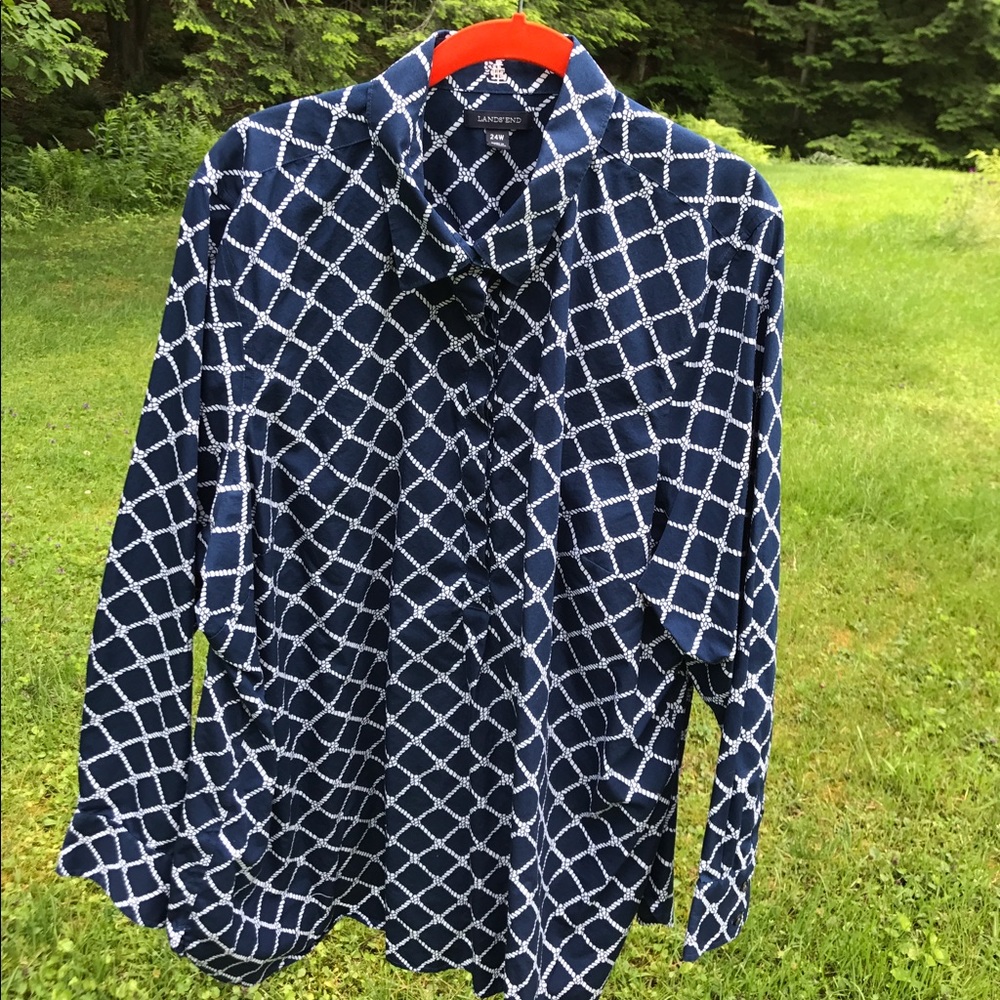 Lands end long sleeve shirt