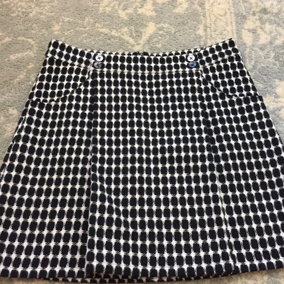 Vera Wang Lavender Label Navy Knit Pleat Skirt - Picture 2 of 8